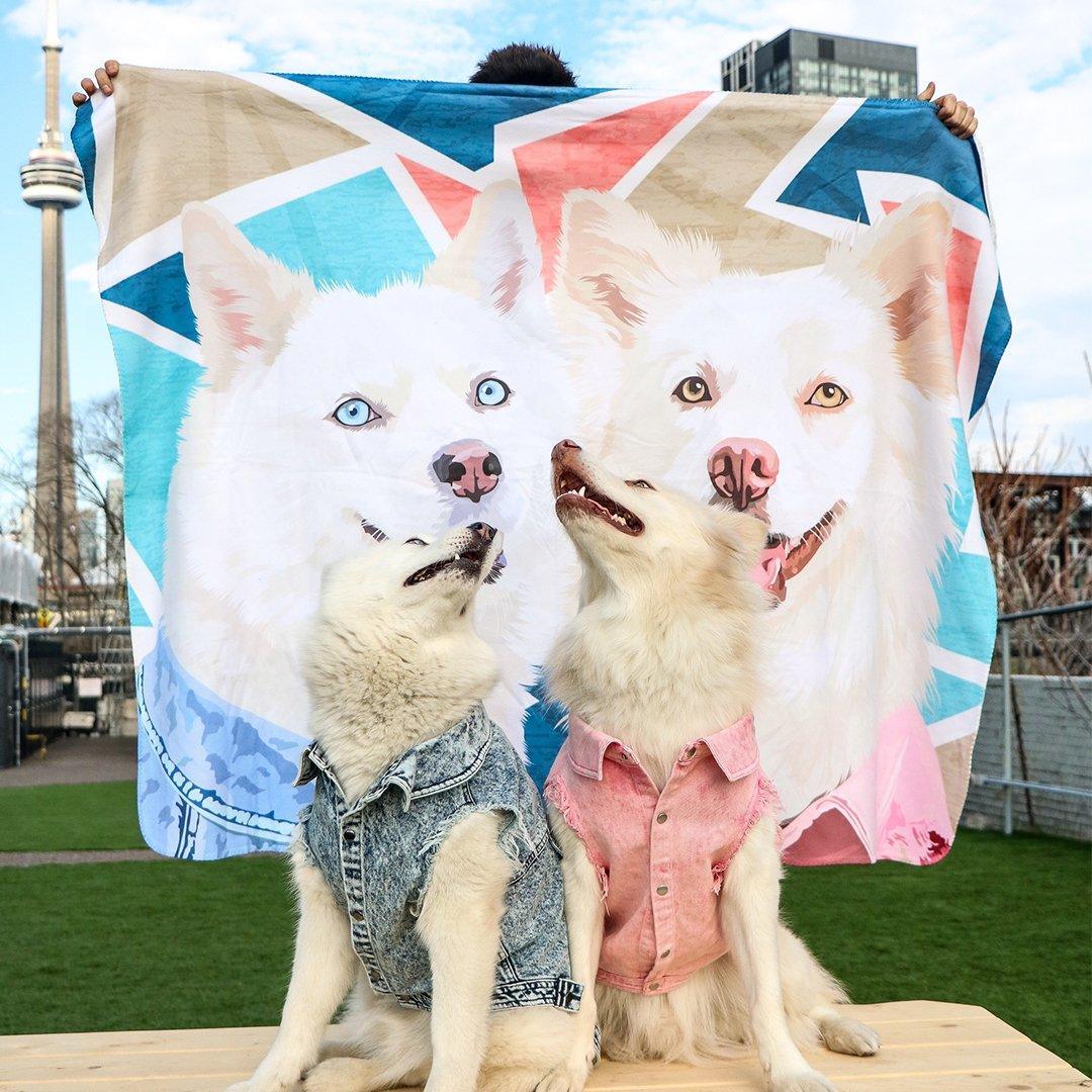 Custom Pet Fleece Blanket