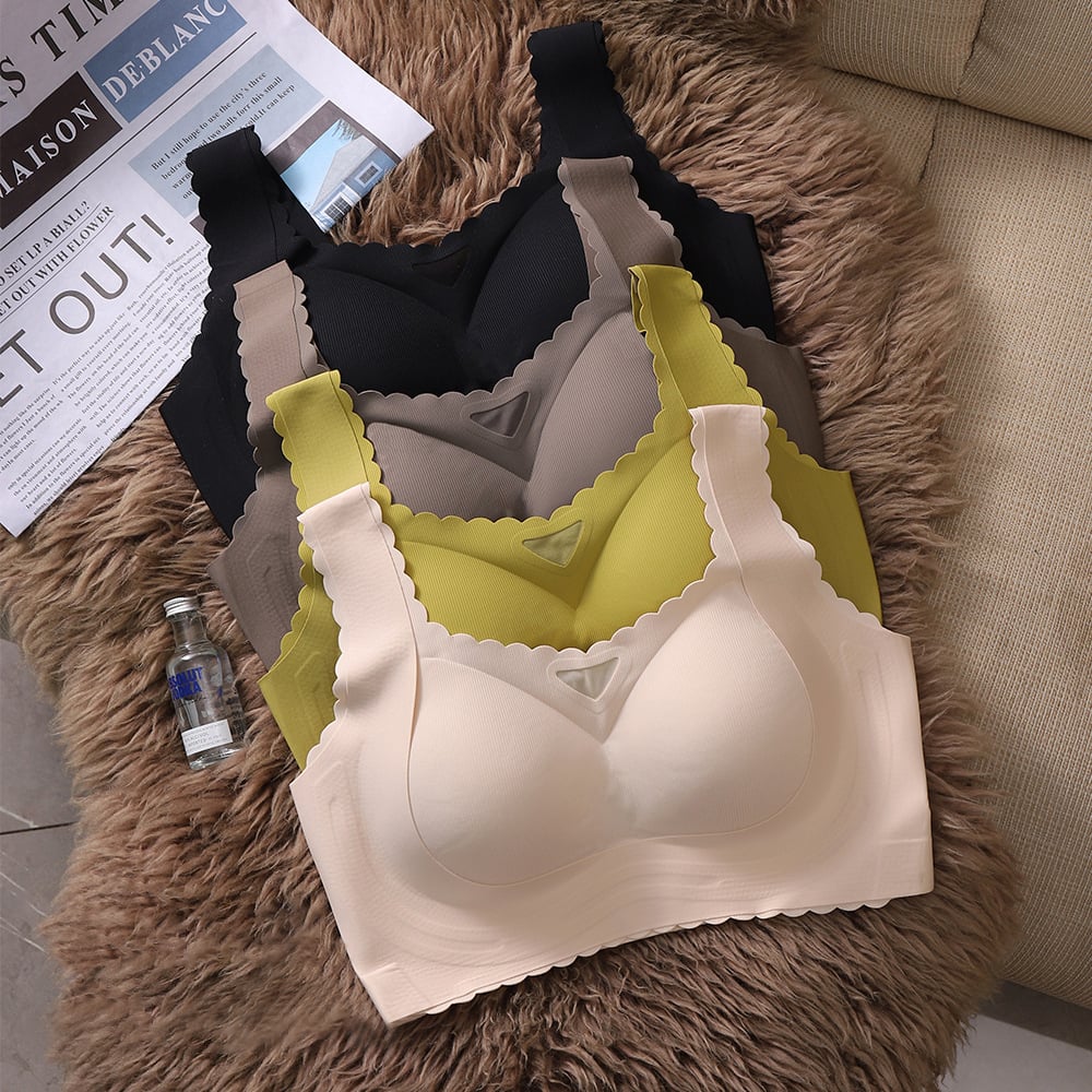 Helena Scalloped Design Natural Uplift Adjustment Bra For Cup DDD-H