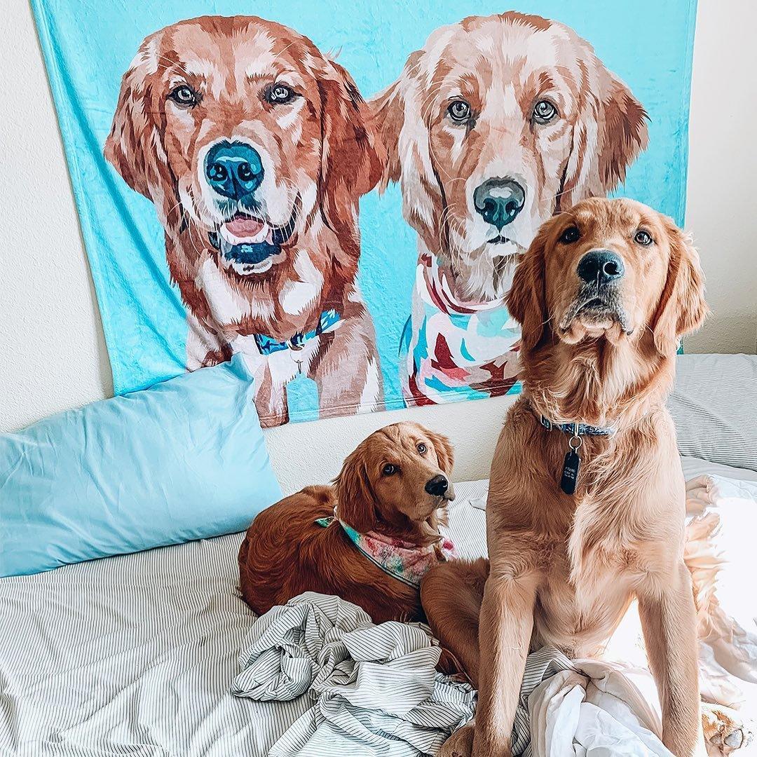 Custom Pet Fleece Blanket