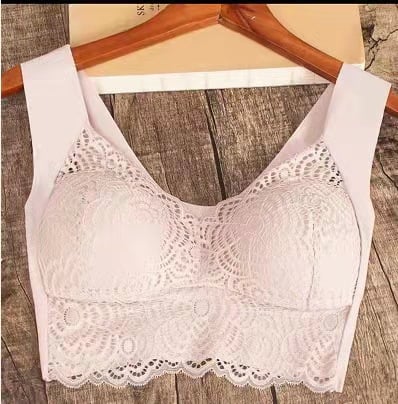 Stretch Full-Figure Seamless Lace Cut-Out BraBra with shapewear incorporated（Buy 2 Free Shipping）