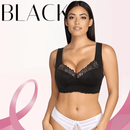 Stretch Full-Figure Seamless Lace Cut-Out BraBra with shapewear incorporated（Buy 2 Free Shipping）