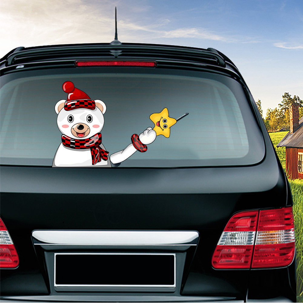 Christmas car wiper