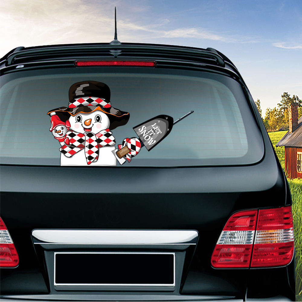 Christmas car wiper