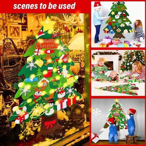 Kids DIY Felt Christmas Tree 🎄 The Best Christmas Gift For Kids 🎄