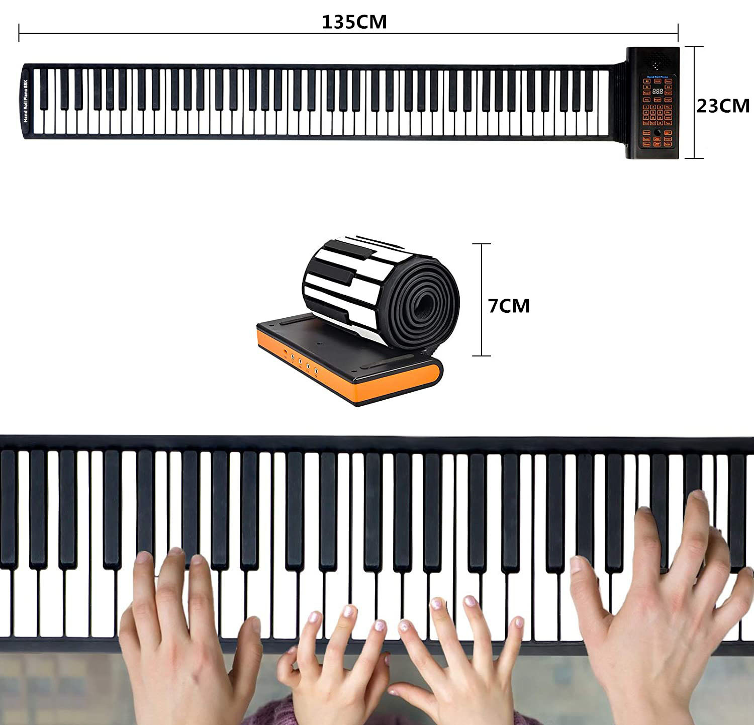 Best Christmas Gift - Hand Roll Portable Piano (Today 49% OFF)