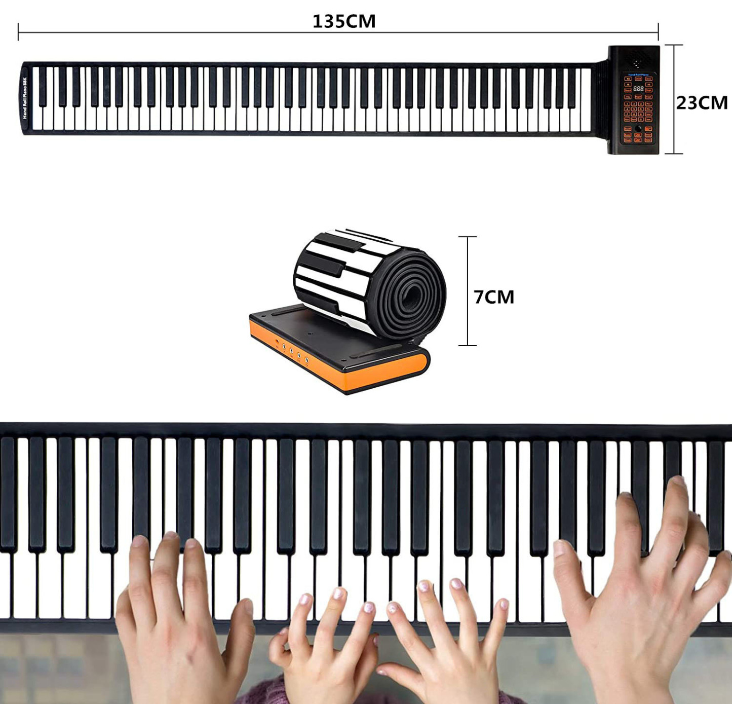 Best Christmas Gift - Hand Roll Portable Piano (Today 49% OFF)