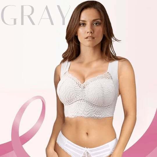 Stretch Full-Figure Seamless Lace Cut-Out BraBra with shapewear incorporated（Buy 2 Free Shipping）