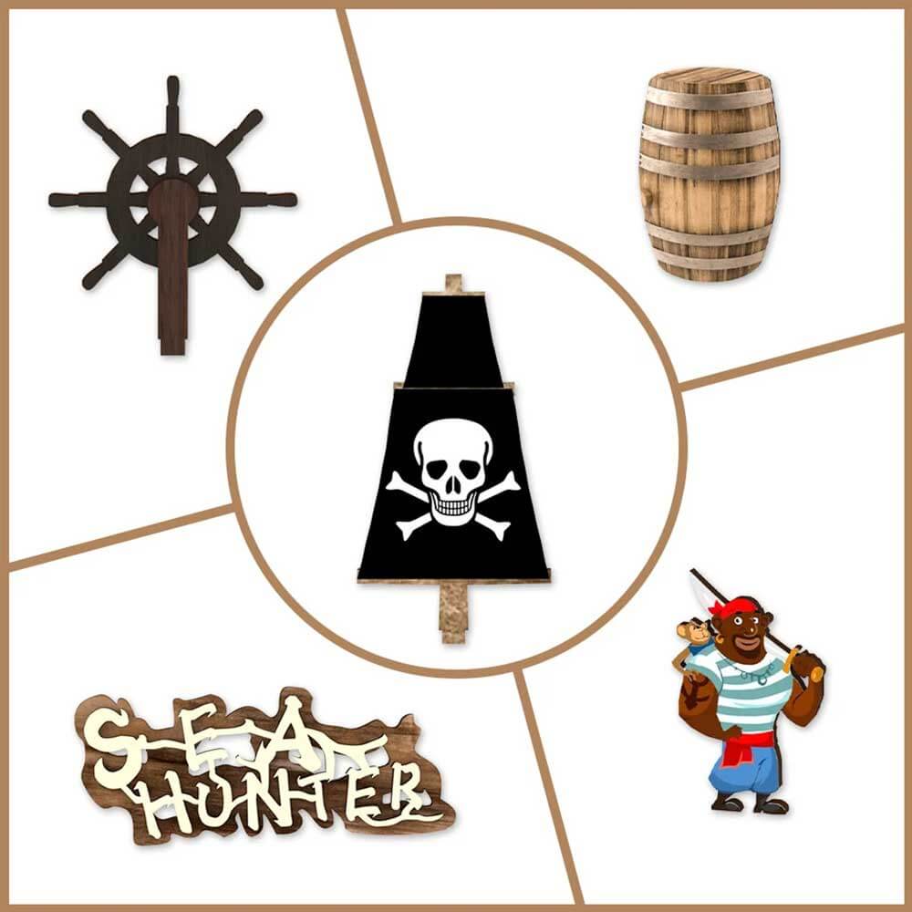 Pirate Captain Ghost Book House (3D Stereoscopic) - Halloween at Sea 2022