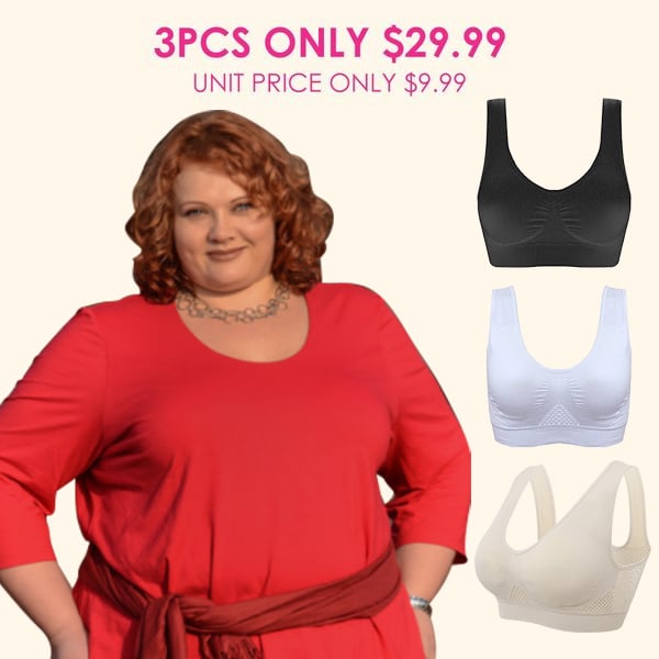 LAST DAY BUY 1 GET 2 FREE(Add 3 Pcs To Cart)-Breathable Cool Liftup Air Bra