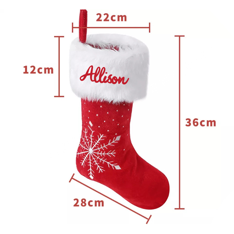 Personalized Christmas Stocking with Family Name | MCGift03