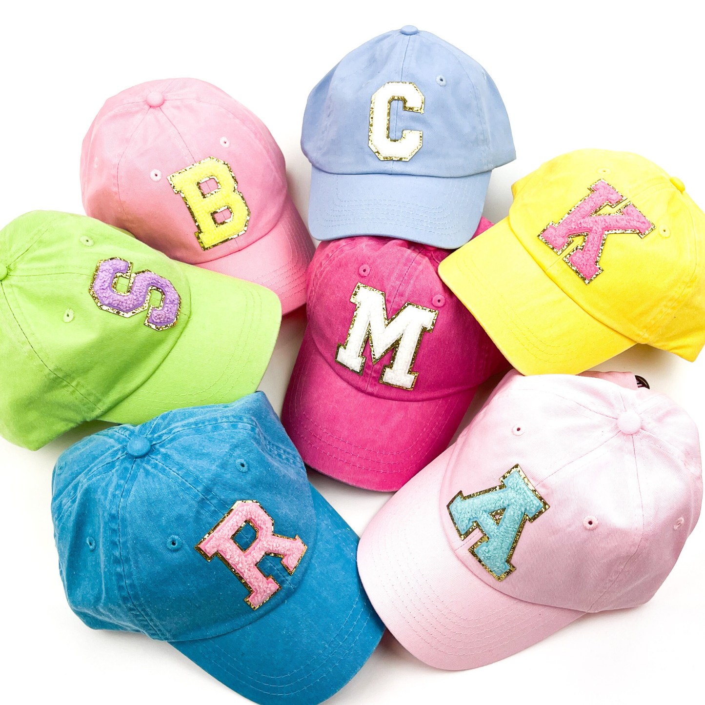 Personalized Child Letter Patch Hat for Comfort & Unique | CWBeach15