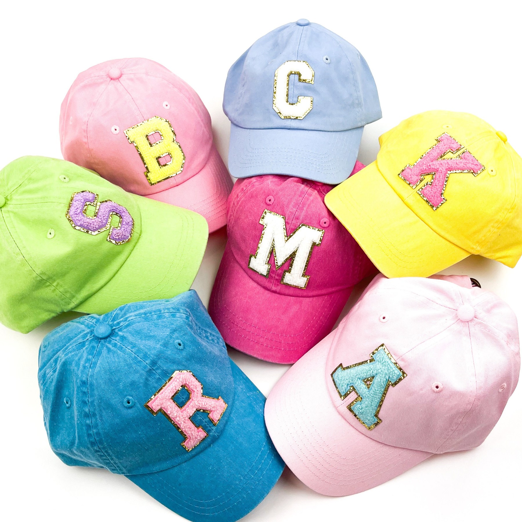 Personalized Child Letter Patch Hat for Comfort & Unique | CWBeach15