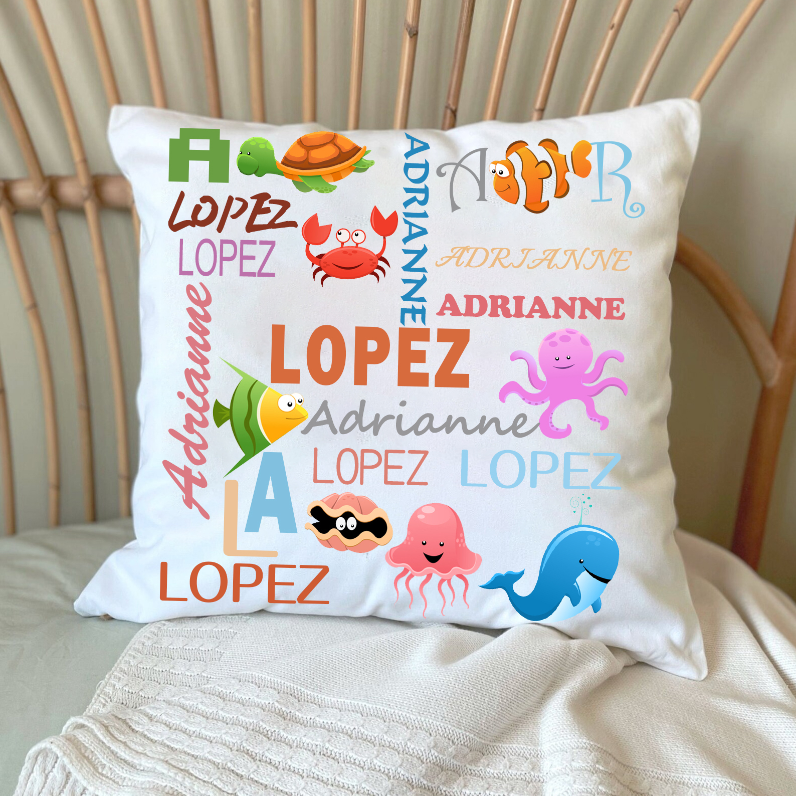 Personalised Lovely Kid Cushion for Comfort & Unique | CushKid12