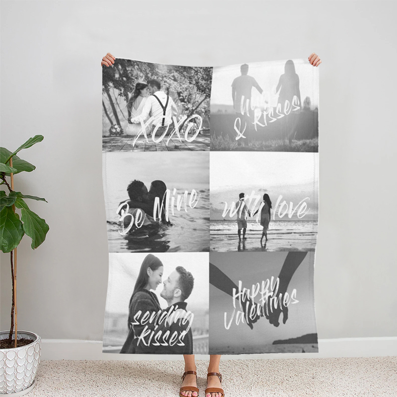 Personalized Memorial Photo Blanket for Comfort & Unique | BKphoto09