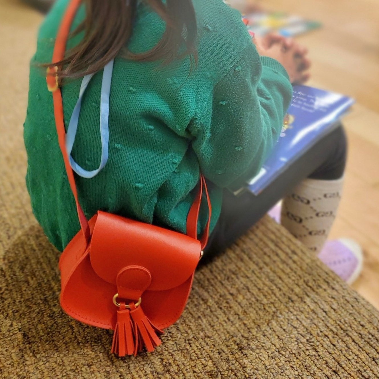 Personalized Girls Color Tassel Purse | CWPack11