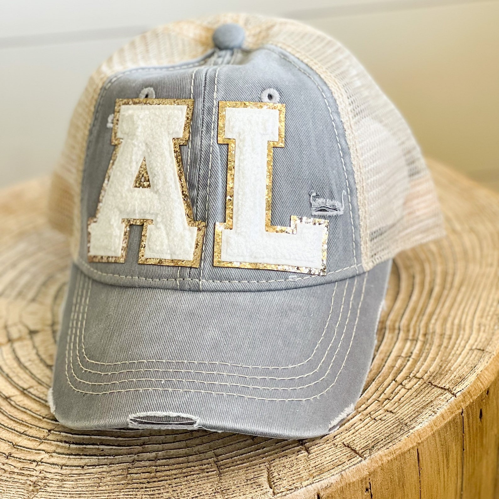 Personalized Adult Letter Patch Hat for Comfort & Unique | CWBeach16