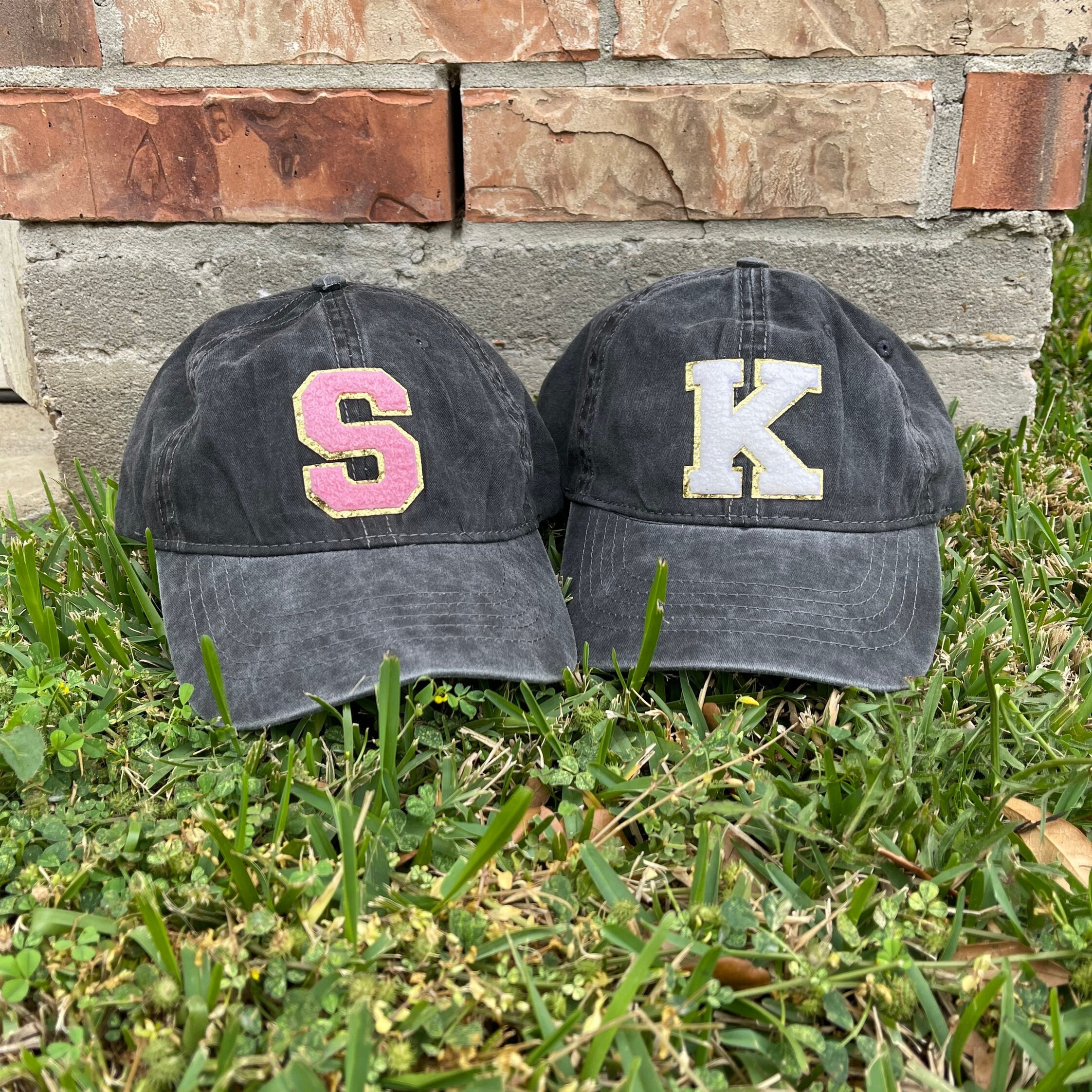 Personalized Adult & Kid Letter Patch Tie-dye Hat | CWBeach17