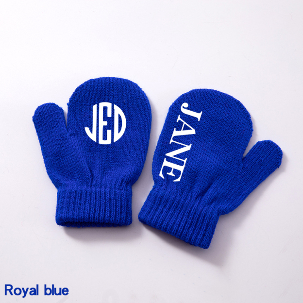 Personalized Kid Color Mitten Gloves for Comfort & Unique | HGKid01