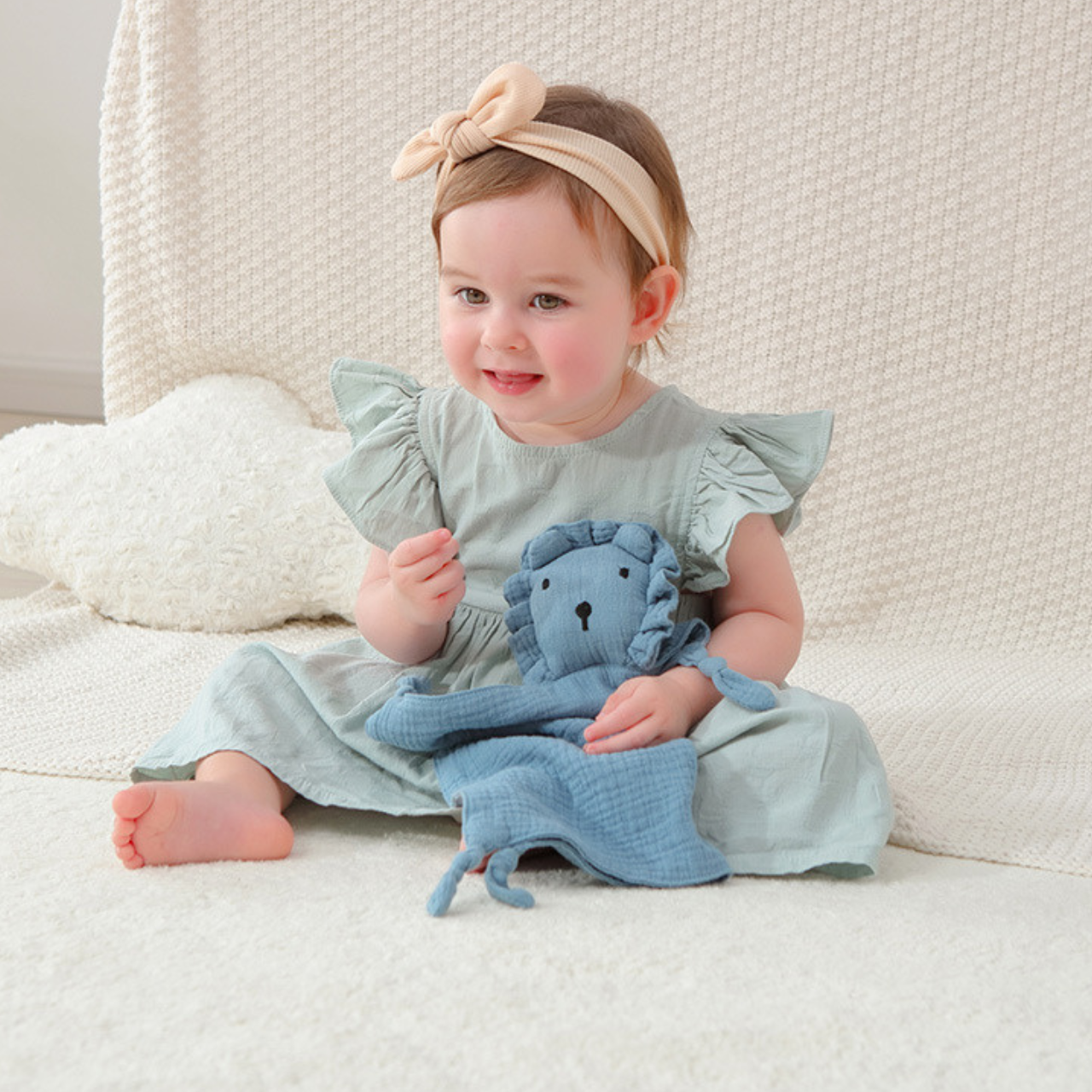 Personalized Baby Embroidery Comforter Sleep Toy | CWToy02