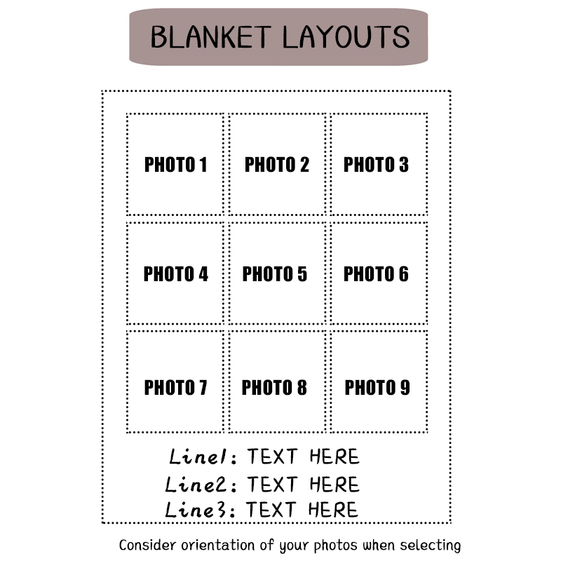 Personalized Memorial Photo Blanket for Comfort & Unique | BKphoto07