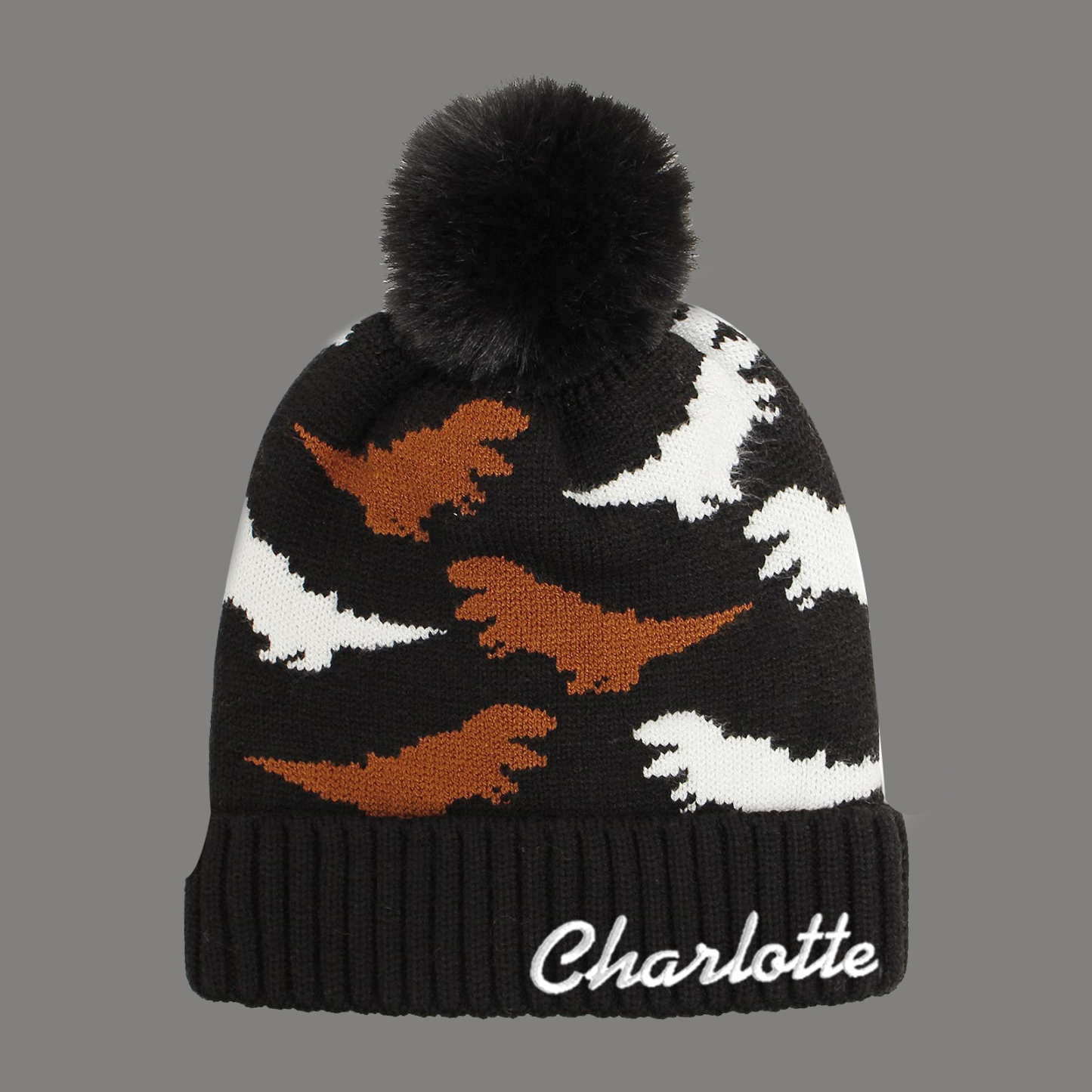 Personalized Embroidery Kid Dinosaur Hat and Scarf for Comfort & Unique | HSKid12