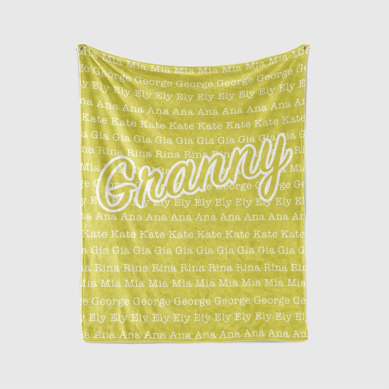 Personalized Family Name Blanket for Comfort & Unique | BKName01