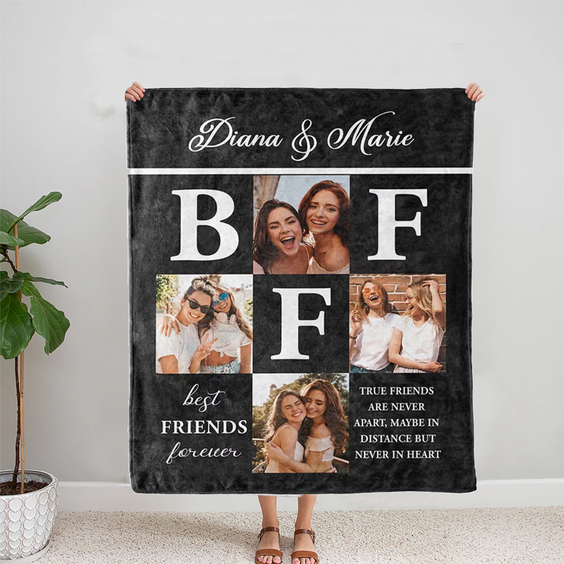 Personalized Memorial Photo Blanket for Comfort & Unique | BKphoto15