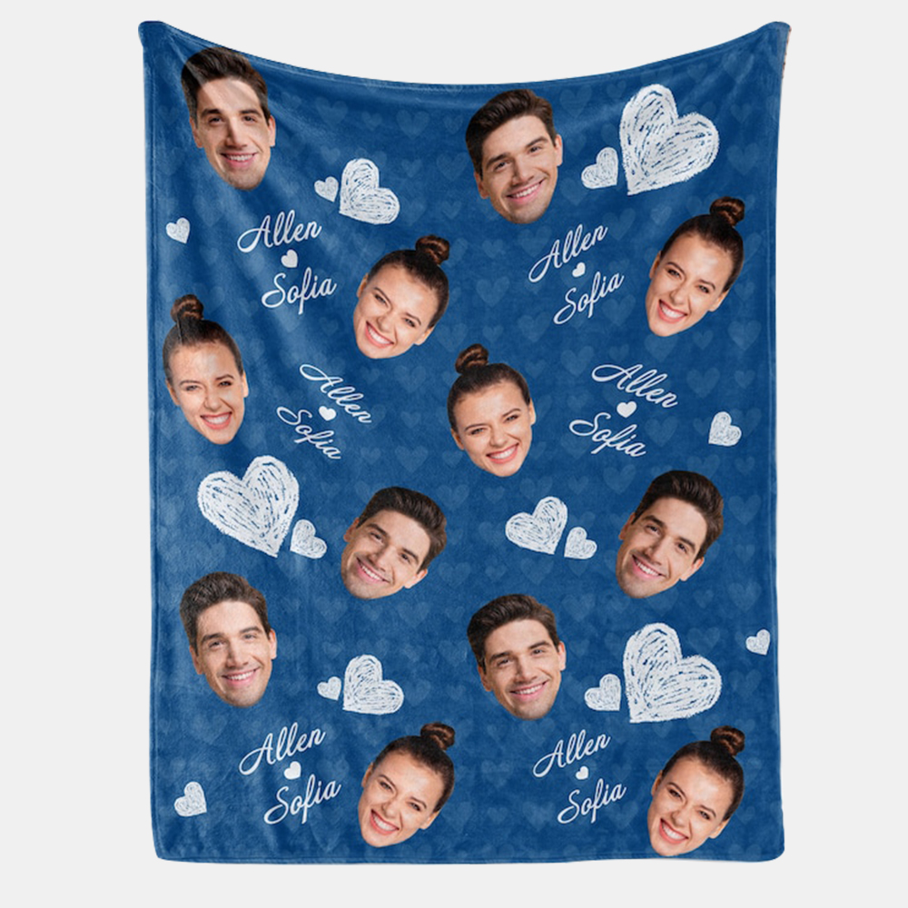 Personalized Funny Face Blanket for Comfort & Unique | BKFace04
