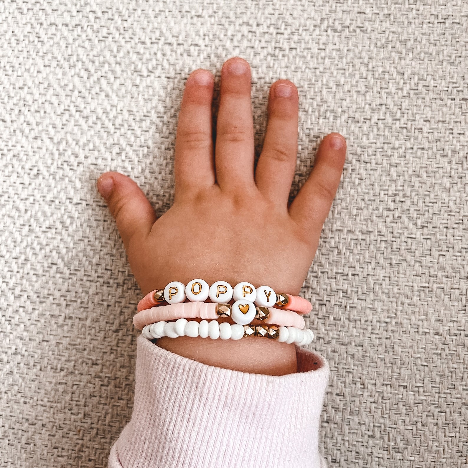 Personalized Colorful Bead Bracelet For Kids & Adult | CWBeach06