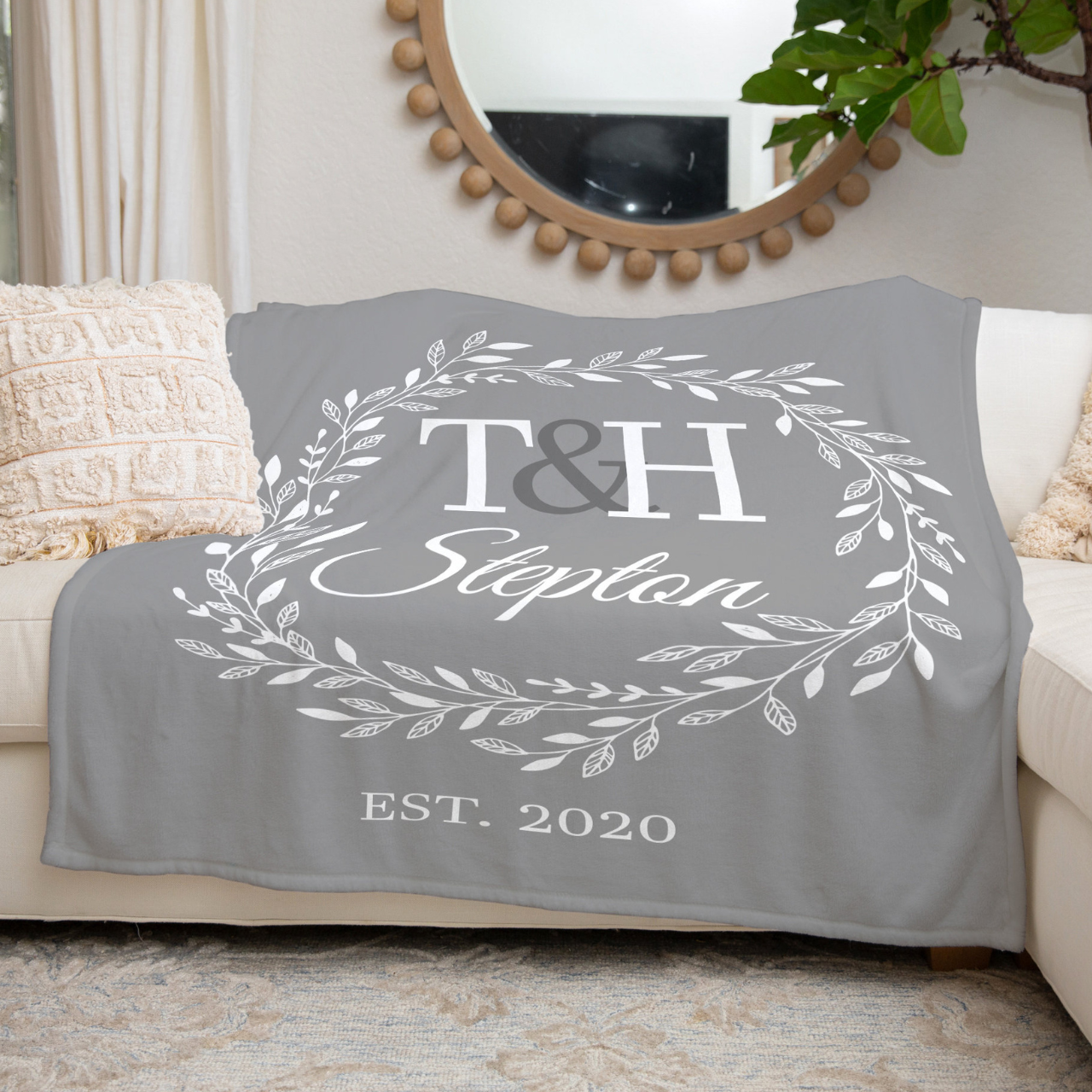 Personalized Anniversary Blanket for Comfort & Unique | BKAN002