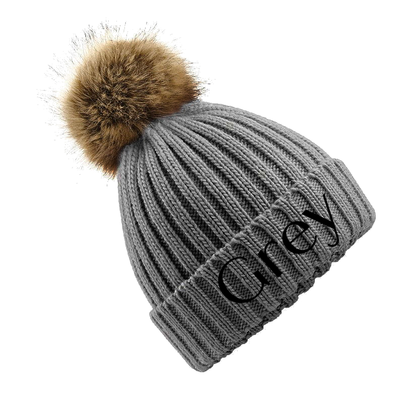 Personalized Embroidery Kid Pom Pom Hat and Scarf for Comfort & Unique | HSKid05