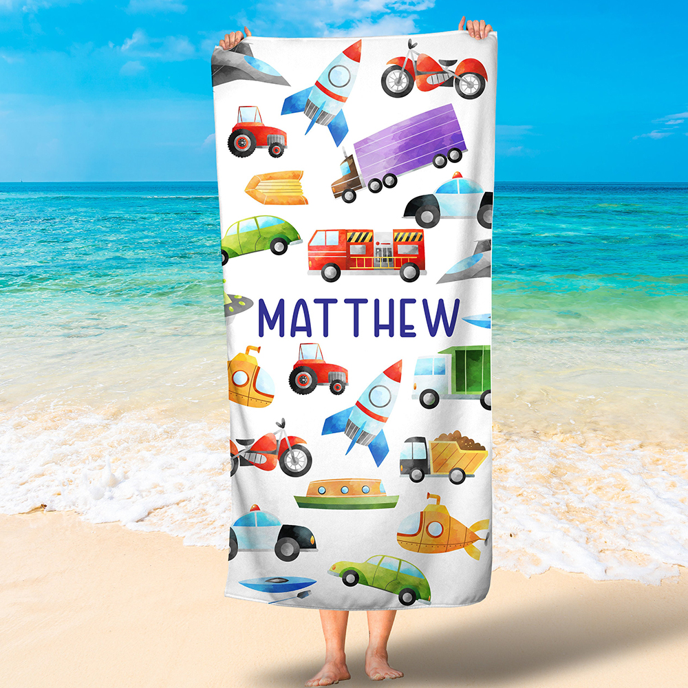 Personalized Lovely Kid Towel for Summer & Beach | CWTowel06