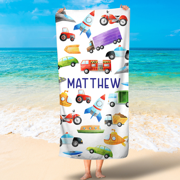Personalized Lovely Kid Towel for Summer & Beach | CWTowel06