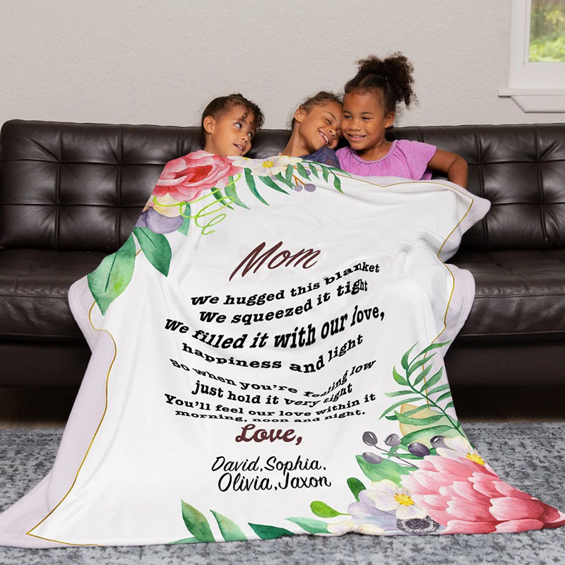 Personalized Love Letter Blanket for Comfort & Unique | BKletter03