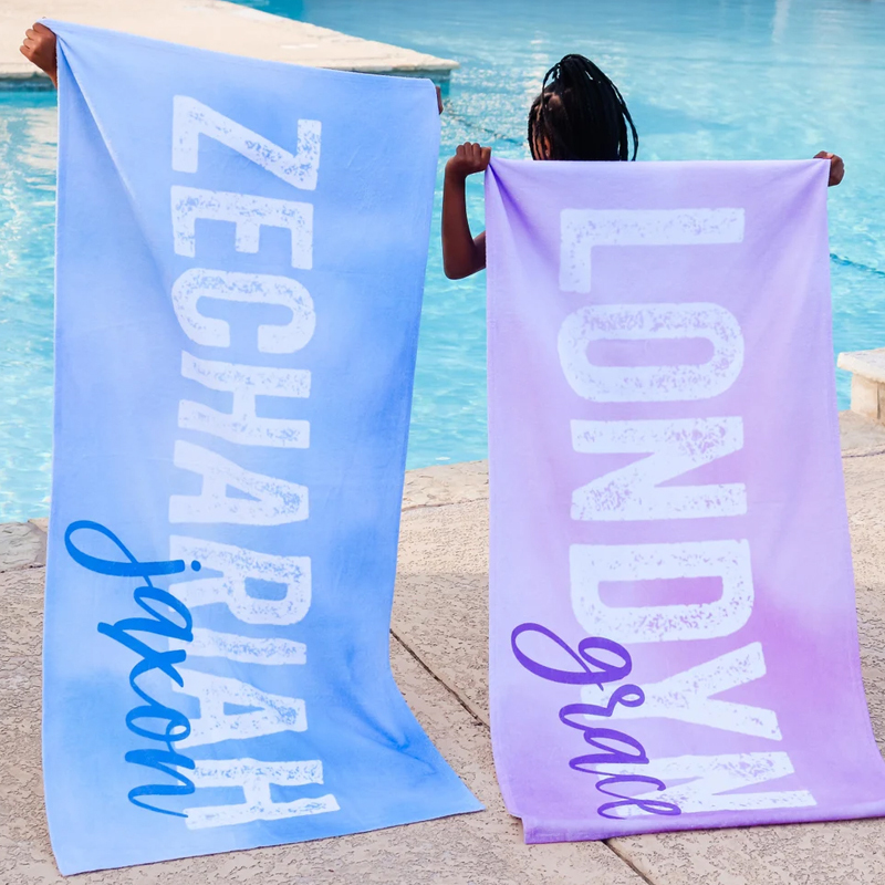 Personalized Lovely Kid Towel for Summer & Beach | CWTowel42