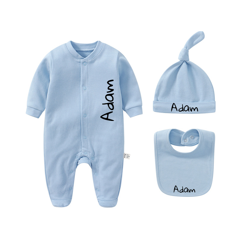 Personalized Baby Cotton Onesie Set | CWBaby01