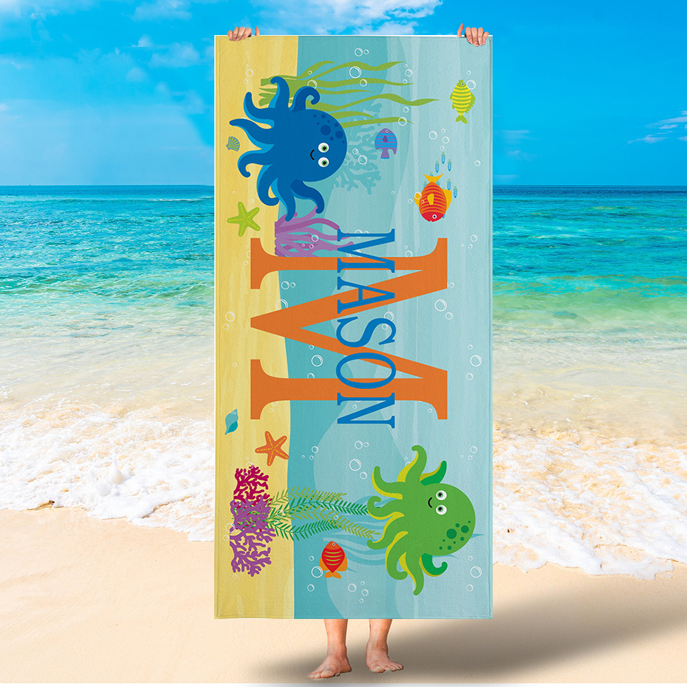Personalized Lovely Kid Towel for Summer & Beach | CWTowel10