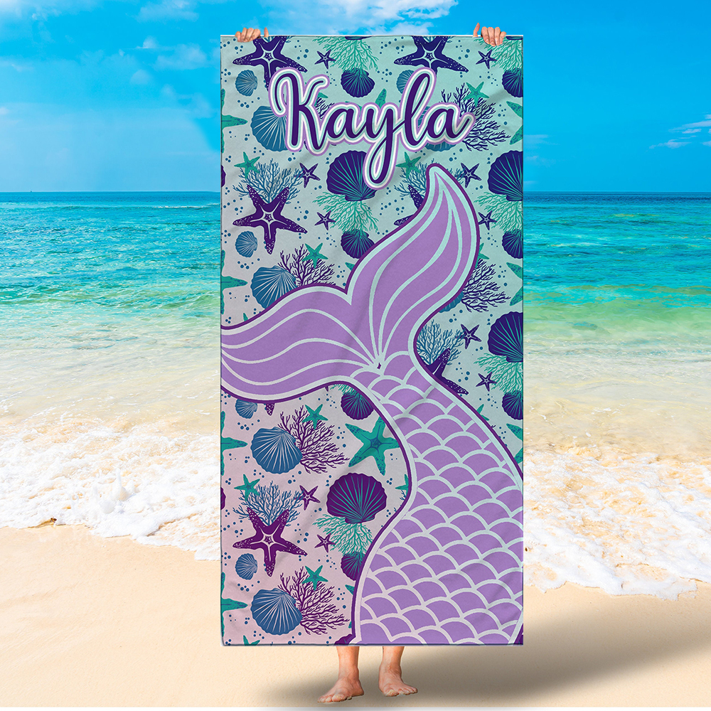 Personalized Lovely Kid Towel for Summer & Beach | CWTowel12