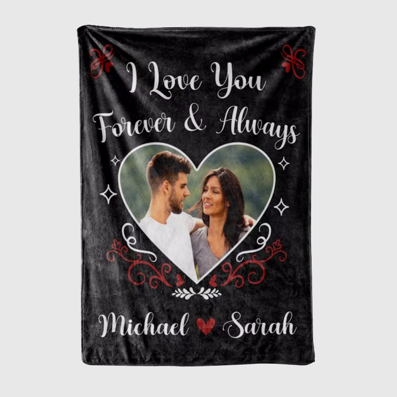 Personalized Memorial Photo Blanket for Comfort & Unique | BKphoto18