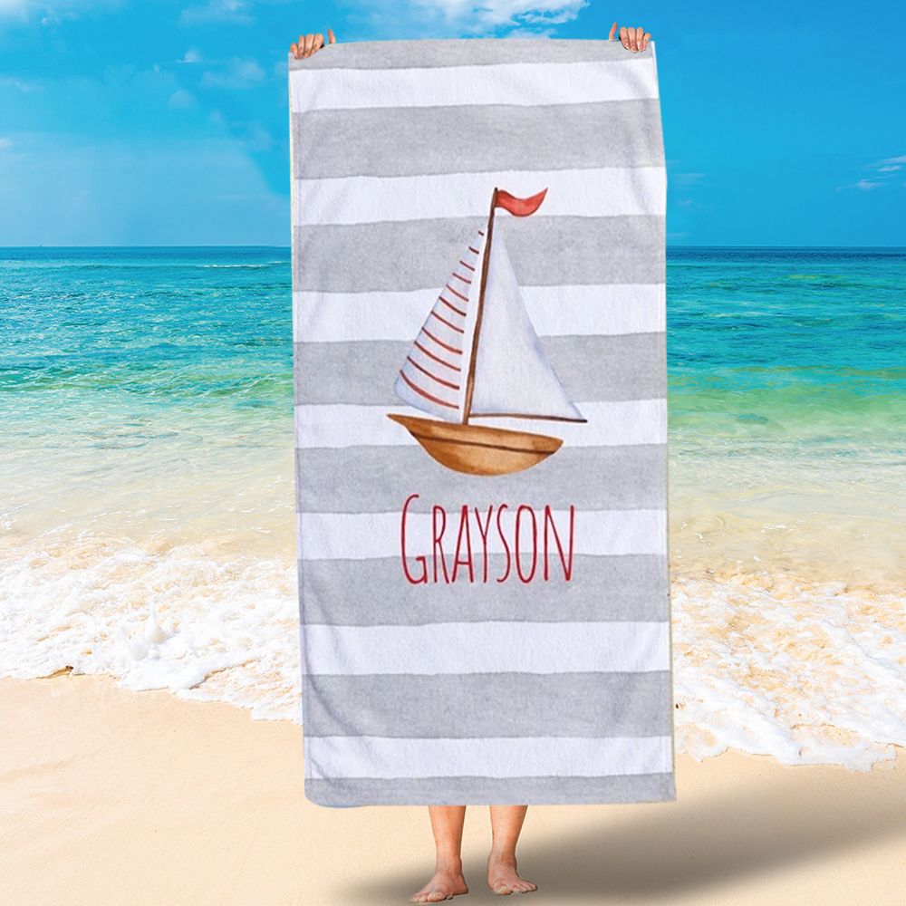 Personalized Lovely Kid Towel for Summer & Beach | CWTowel25