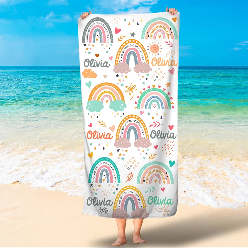 Personalized Lovely Kid Towel for Summer & Beach | CWTowel29