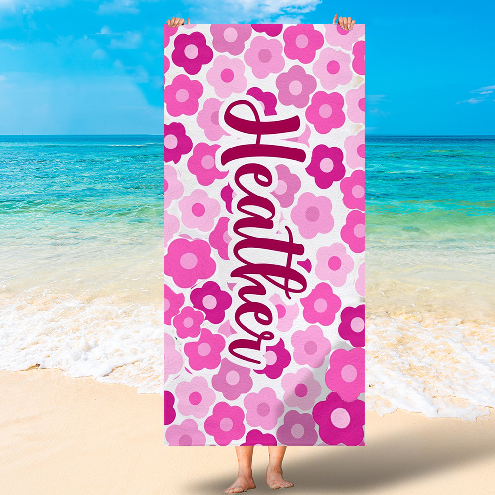 Personalized Lovely Kid Towel for Summer & Beach | CWTowel34