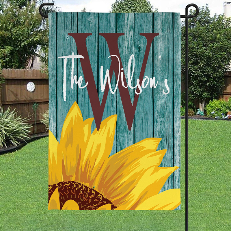 Personalized Double-sided Welcome Garden Flags | GarFlag10