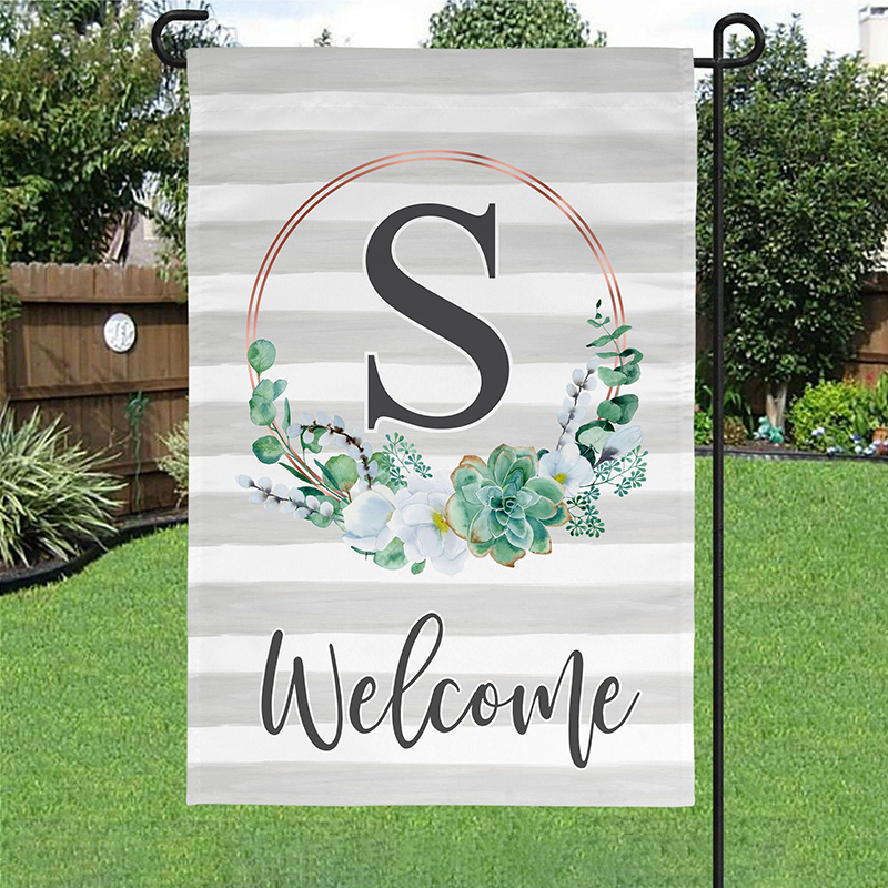 Personalized Double-sided Welcome Garden Flags | GarFlag12