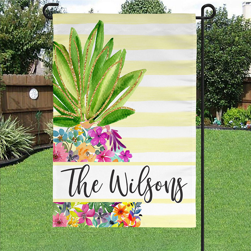 Personalized Double-sided Welcome Garden Flags | GarFlag14