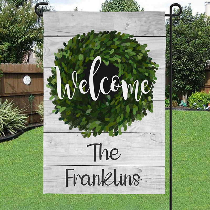 Personalized Double-sided Welcome Garden Flags | GarFlag15