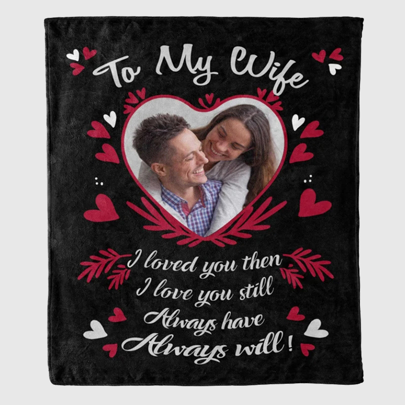 Personalized Memorial Photo Blanket for Comfort & Unique | BKPhoto22