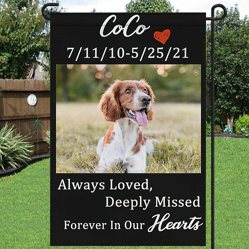 Personalized Double-sided Memory Garden Flags | GarFlag43