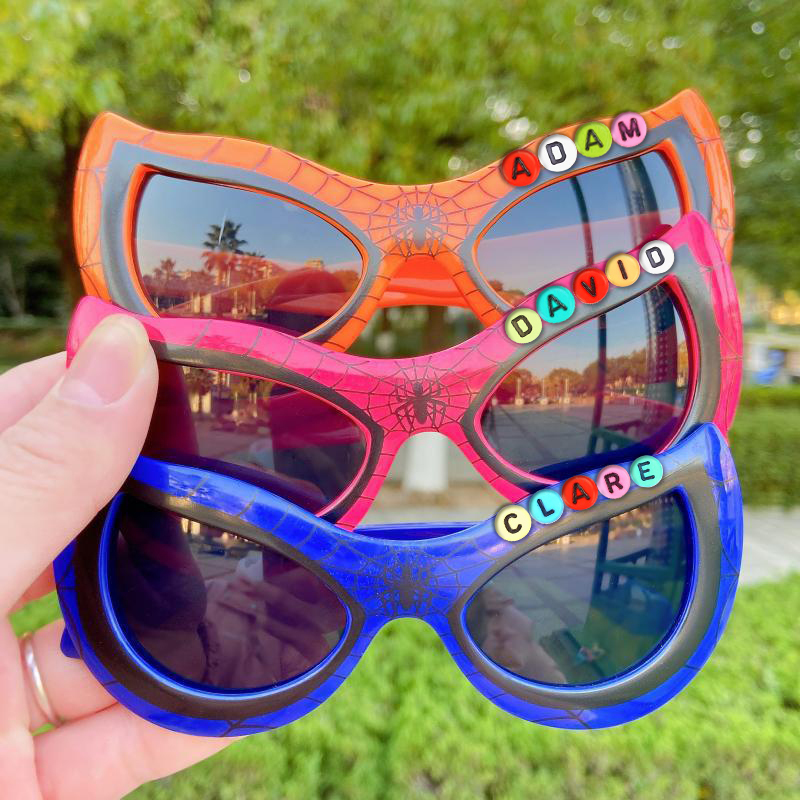 Personalized Colorful Letters Sunglasses For Kids | CWBeach16
