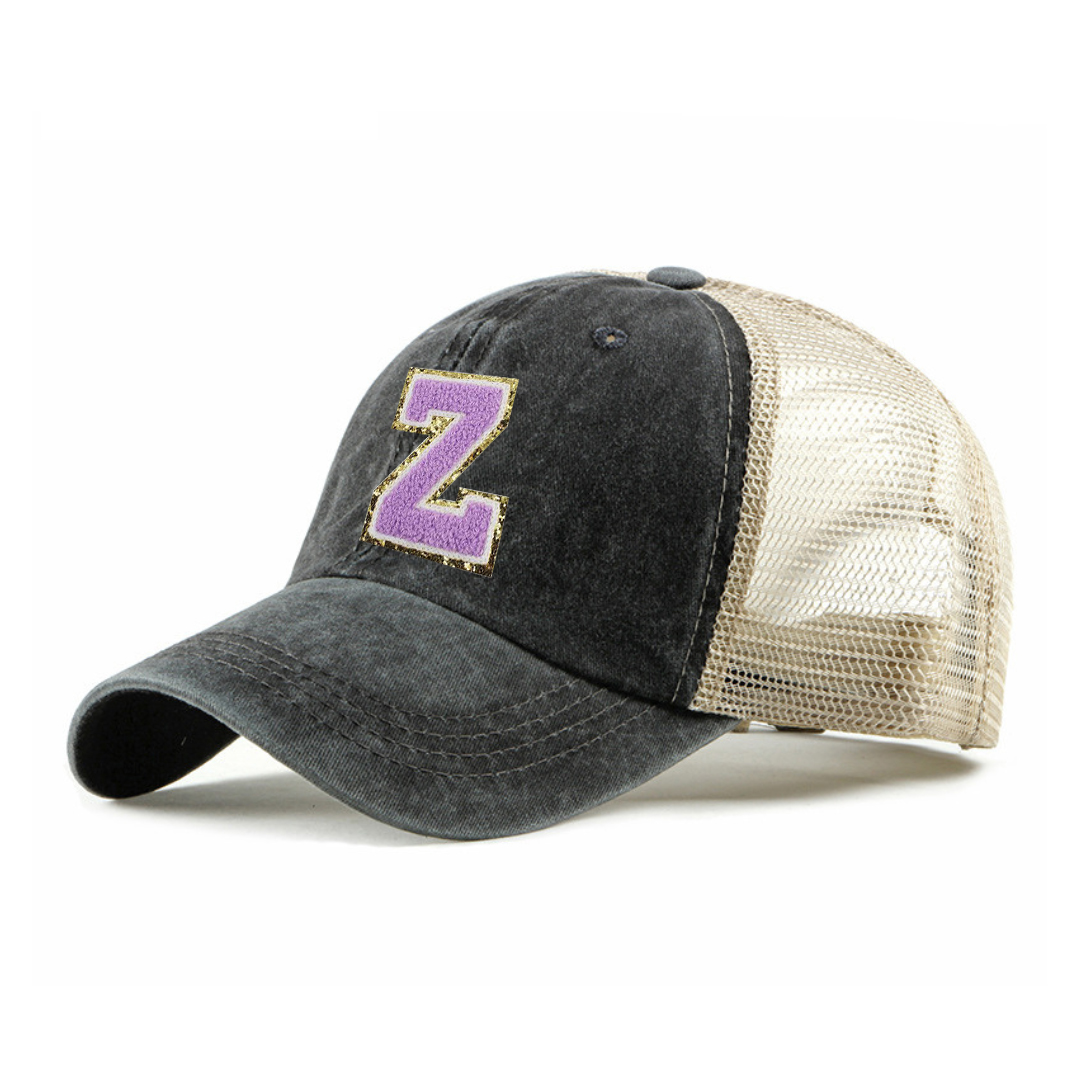 Personalized Adult Letter Patch Hat for Comfort & Unique | CWBeach16